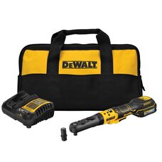 Акумуляторна тріскачка (кутовий гайковерт) 3/8" 1/2" DEWALT DCF510GE2 1.7Ah 20V