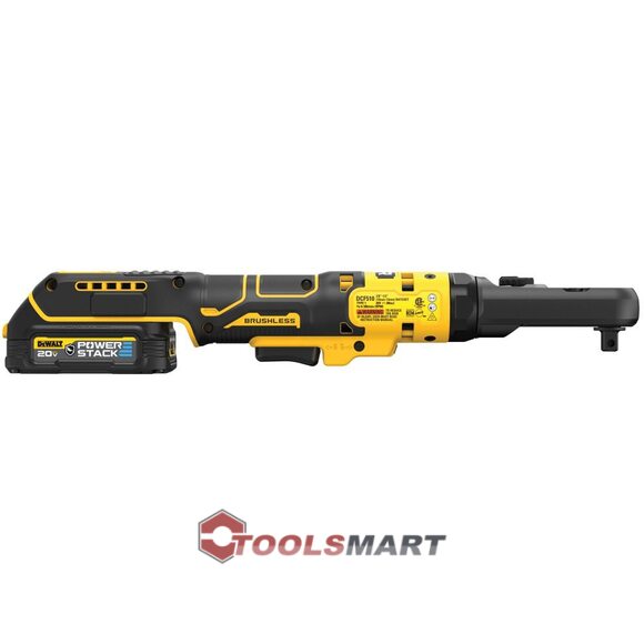 Акумуляторний кутовий гайковерт - тріскачка 3/8" 1/2" DEWALT DCF510GE2 20V