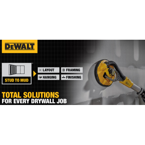 DEWALT Stud to Mud: Комплексні рішення для повсякденної роботи з гіпсокартоном