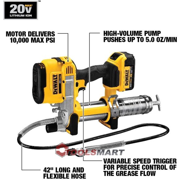 Шприц для змащування DEWALT DCGG571B (DCGG571NK) 20V MAX *