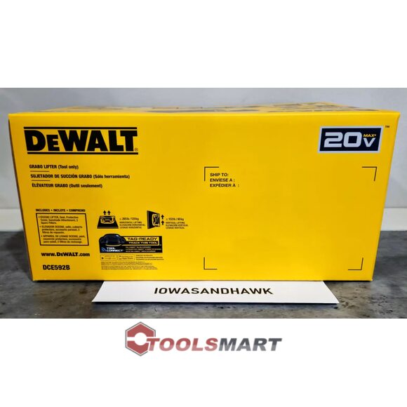 Акумуляторна вакуумна присоска DEWALT DCE592B (DCE590N) GRABO 20V MAX