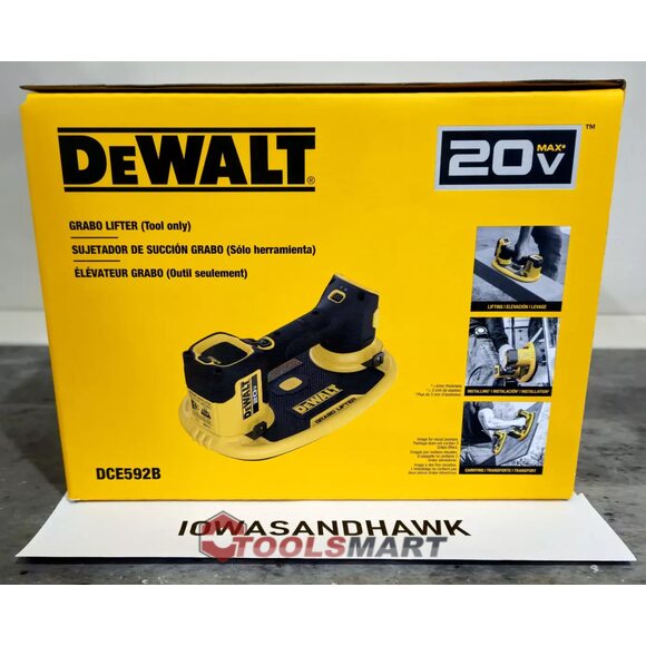 Акумуляторна вакуумна присоска DEWALT DCE592B (DCE590N) GRABO 20V MAX