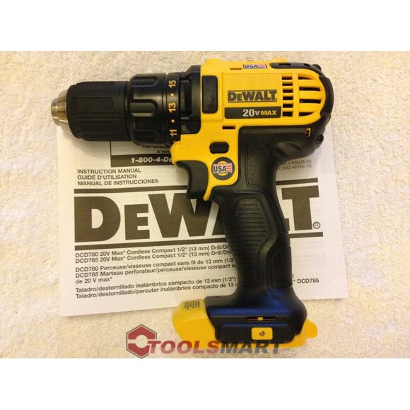 Акумуляторний шуруповерт DEWALT DCD780B 20V MAX*