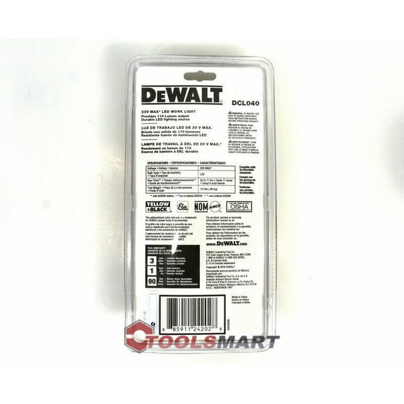 Аккумуляторный фонарь DEWALT DCL040 20V MAX*