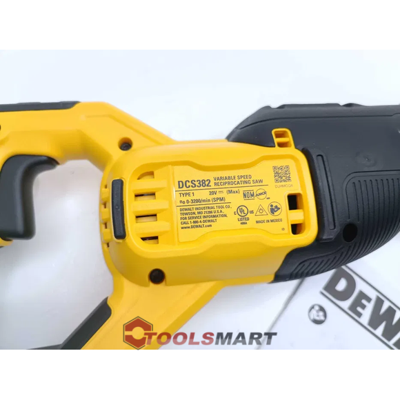 Акумуляторна безщіткова сабельна пила DEWALT DCS382B 20V MAX