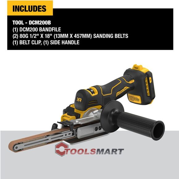 Акумуляторна стрічкова шліфувальна машина DEWALT DCM200B