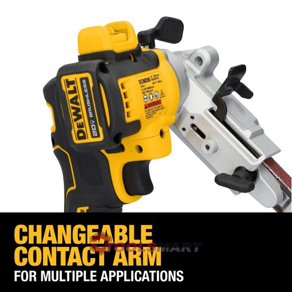 Акумуляторна стрічкова шліфувальна машина DEWALT DCM200B