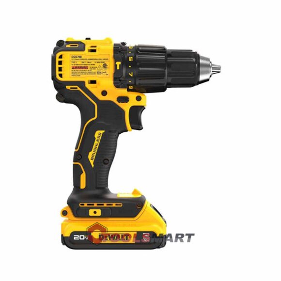 Акумуляторний ударний дриль-шуруповерт DEWALT DCD798D1 20V MAX