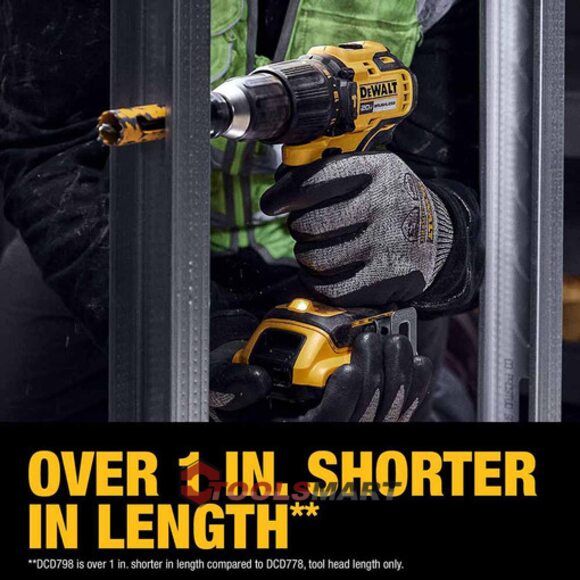 Акумуляторний ударний дриль-шуруповерт DEWALT DCD798D1 20V MAX