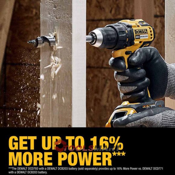 Акумуляторний дриль-шуруповерт DEWALT DCD793D1 20V MAX