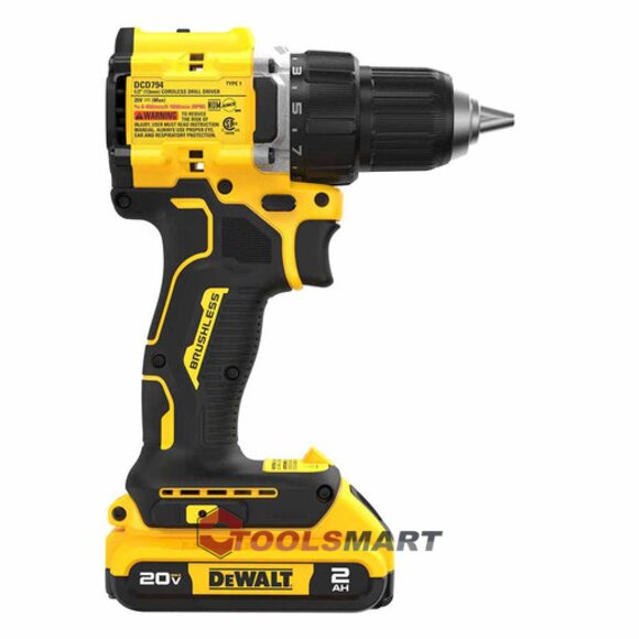 Акумуляторний ударний дриль-шуруповерт DEWALT DCD794D1 Atomic 20V
