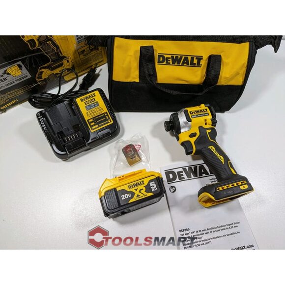 Акумуляторний ударний гвинтоверт 3-швидкісний DEWALT DCF850P1 5Ah 20V MAX