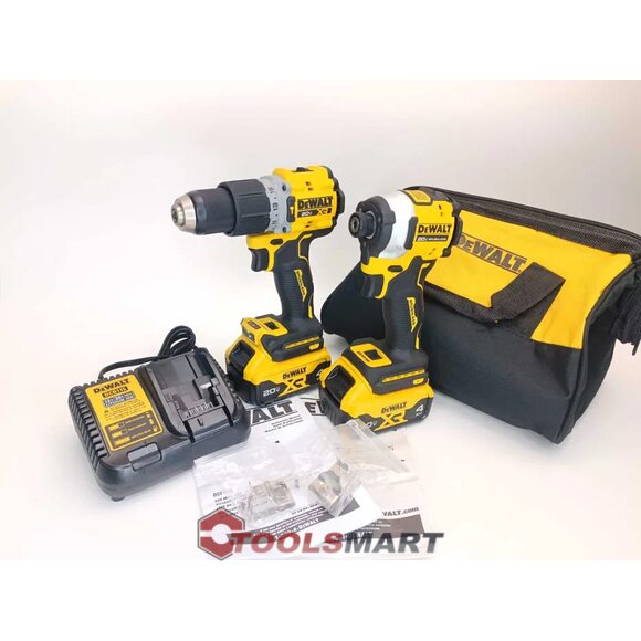 Акумуляторний безщітковий набір шуруповертів DEWALT DCK2050M2 20V MAX
