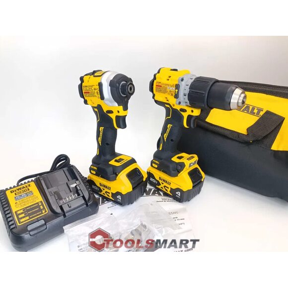 Акумуляторний безщітковий набір шуруповертів DEWALT DCK2050M2 20V MAX