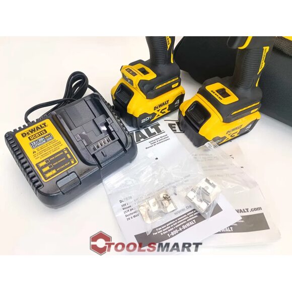 Акумуляторний безщітковий набір шуруповертів DEWALT DCK2050M2 20V MAX