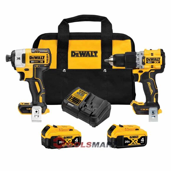 Акумуляторний безщітковий набір шуруповертів DEWALT DCK249M2 20V MAX