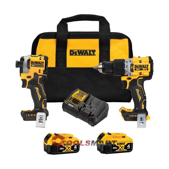 Акумуляторний безщітковий набір шуруповертів DEWALT DCK2050M2 20V MAX