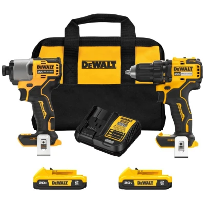 Набор инструментов аккумуляторных DEWALT DCK227D2 2Ah 20V MAX Combo Kit