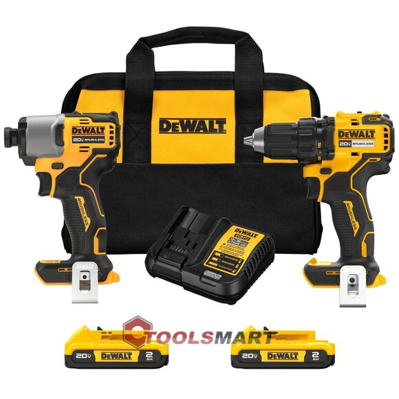 Акумуляторний безщітковий набір шуруповертів DEWALT DCK227D2 20V MAX