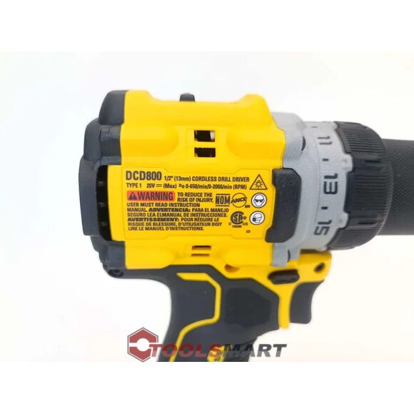 Аккумуляторный бесщеточный шуруповерт DEWALT DCD800B 20V MAX