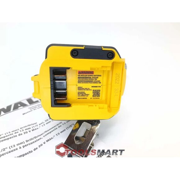 Аккумуляторный бесщеточный шуруповерт DEWALT DCD800B 20V MAX