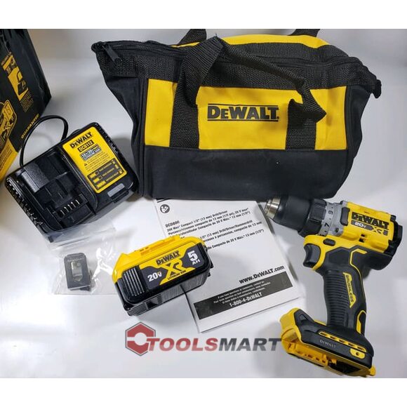 Акумуляторний безщітковий шуруповерт DEWALT DCD800P1 20V Max