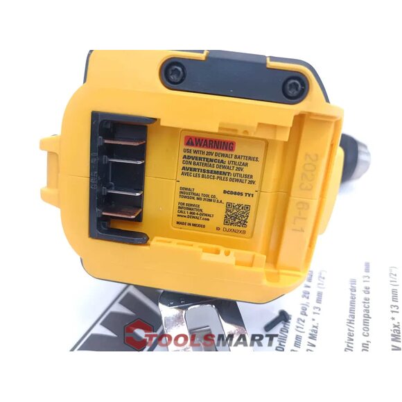 Акумуляторний безщітковий шуруповерт DEWALT DCD805B 20V