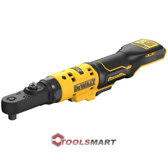 Акумуляторний кутовий гайковерт - трещітка  3/8" 1/4" DEWALT DCF500B 12V MAX