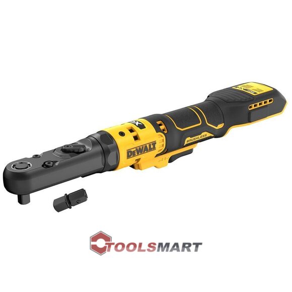 Акумуляторний кутовий гайковерт - тріскачка 1/2", 3/8" DEWALT DCF510B 20V MAX