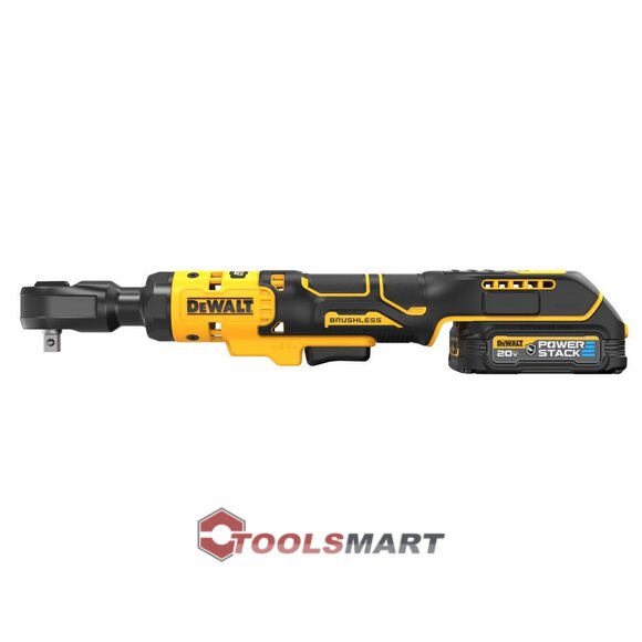 Акумуляторний кутовий гайковерт - тріскачка 3/8" DEWALT DCF513GE1 20V MAX