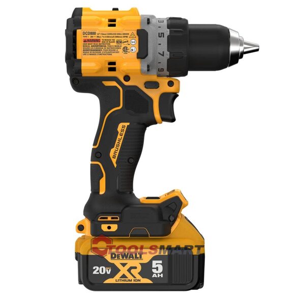 Акумуляторний безщітковий шуруповерт DEWALT DCD800P1 20V Max