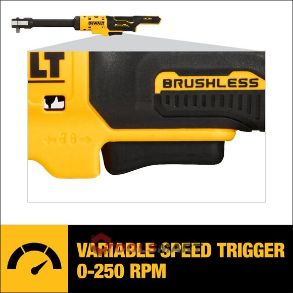 Акумуляторний кутовий гайковерт - трещітка 3/8" DEWALT DCF503EB 12V MAX