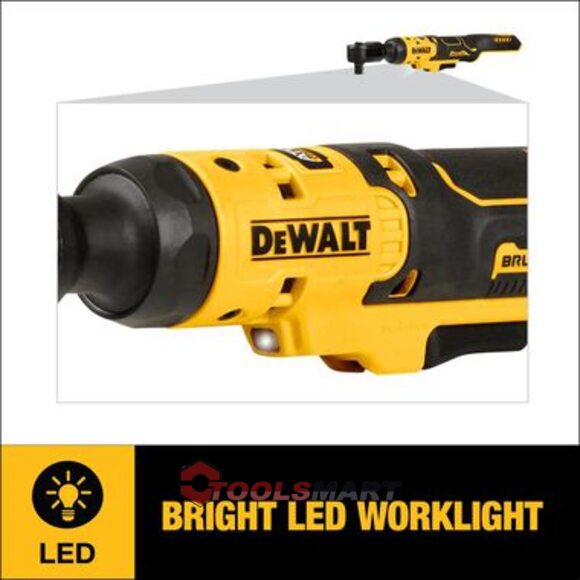 Акумуляторний кутовий гайковерт - тріскачка 3/8" DEWALT DCF512D1 20V MAX