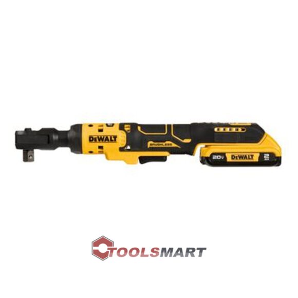 Акумуляторний кутовий гайковерт - тріскачка 3/8" DEWALT DCF512D1 20V MAX