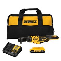 Аккумуляторная трещотка (угловой гайковерт) 1/2" DEWALT DCF512D1 2Ah 20V MAX