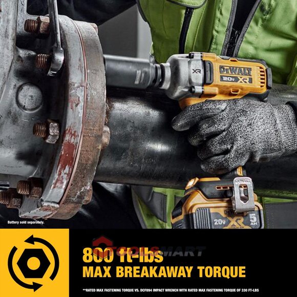 Акумуляторний безщітковий гайковерт 1/2" DEWALT DCF891B 20V MAX