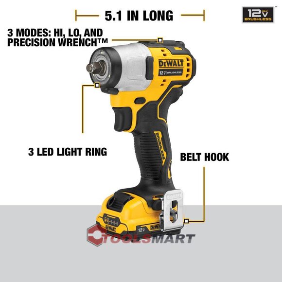 Набір ударних гайковертів 3/8 DEWALT XTREME DCF902F2 12V MAX