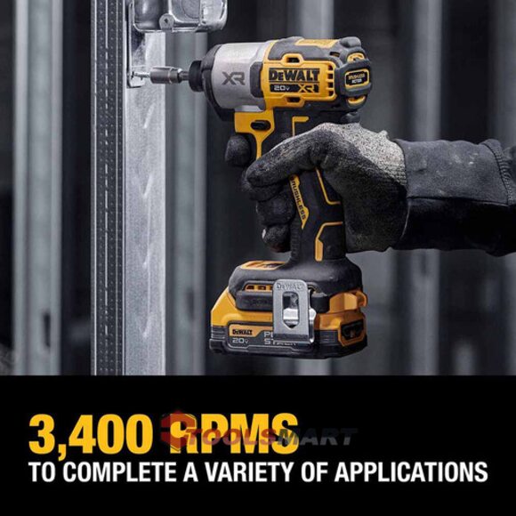 Акумуляторний ударний гвинтоверт 3-швидкісний DEWALT DCF845D1E1 20V MAX