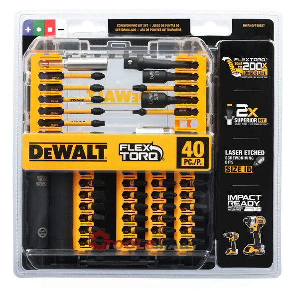 Набор бит DEWALT DWA2NGFT40IR FlexTorq Impact Ready