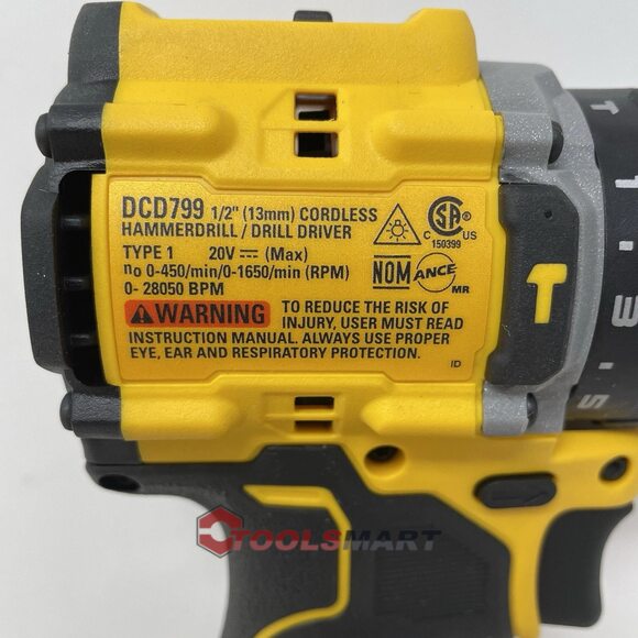 Аккумуляторная ударная дрель-шуруповерт DEWALT DCD799L1 20V MAX
