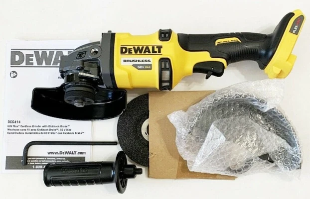 Аккумуляторная болгарка (УШМ) 125-150 DEWALT DCG414B FLEXVOLT 60V MAX