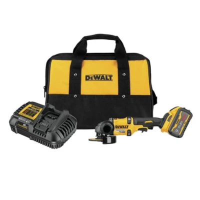 Аккумуляторная болгарка (УШМ) DEWALT DCG418X1 FLEXVOLT 60V MAX 125-150 мм