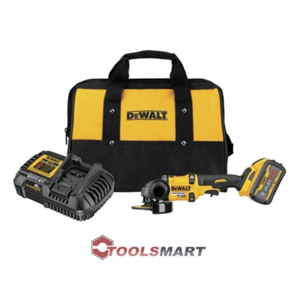Безщіткова акумуляторна болгарка DEWALT DCG418X1 FLEXVOLT 60V MAX * 9.0 Ah 115-150 мм