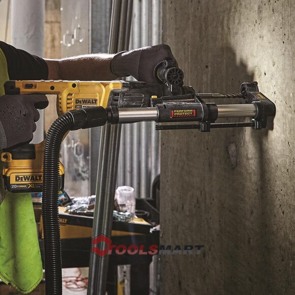 Телескопічний пилозбірник DEWALT D25301D зі шлангом для перфораторів SDS