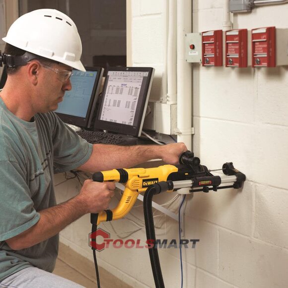 Телескопічний пилозбірник DEWALT D25301D зі шлангом для перфораторів SDS