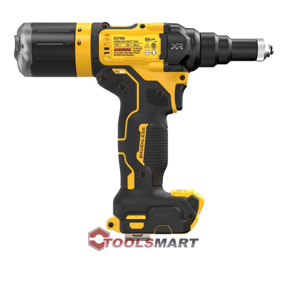 Аккумуляторный заклепочник 3/16 DEWALT DCF403D1 20V MAX