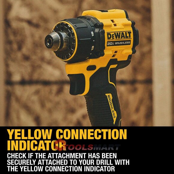 Бесщетковий акумуляторний мульти шуруповерт зі змінними насадками DEWALT DCD803B ATOMIC 20V MAX
