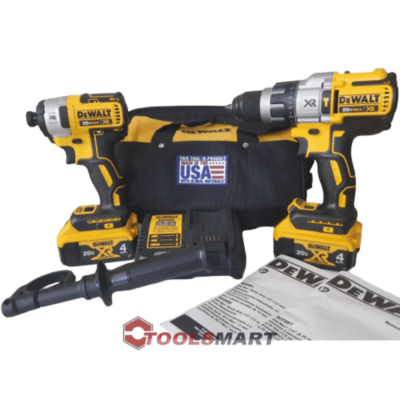 Набір безщіткових шуруповертів DEWALT DCK299M2 4Ah