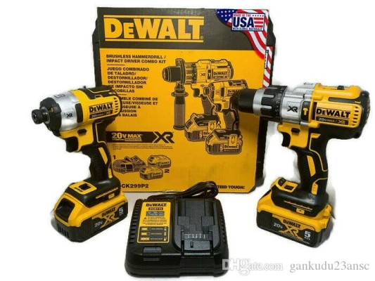 Набор инструментов аккумуляторных DEWALT DCK299P2 5Ah 20V MAX XR Combo Kit