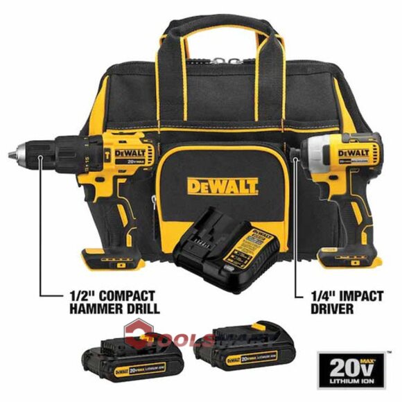 Набір акумуляторних шуруповертів DEWALT DCKSS276C2BB 20V